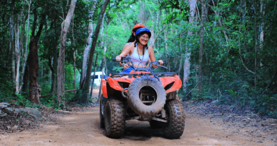 SHARED ATV, Ziplines & Cenote 